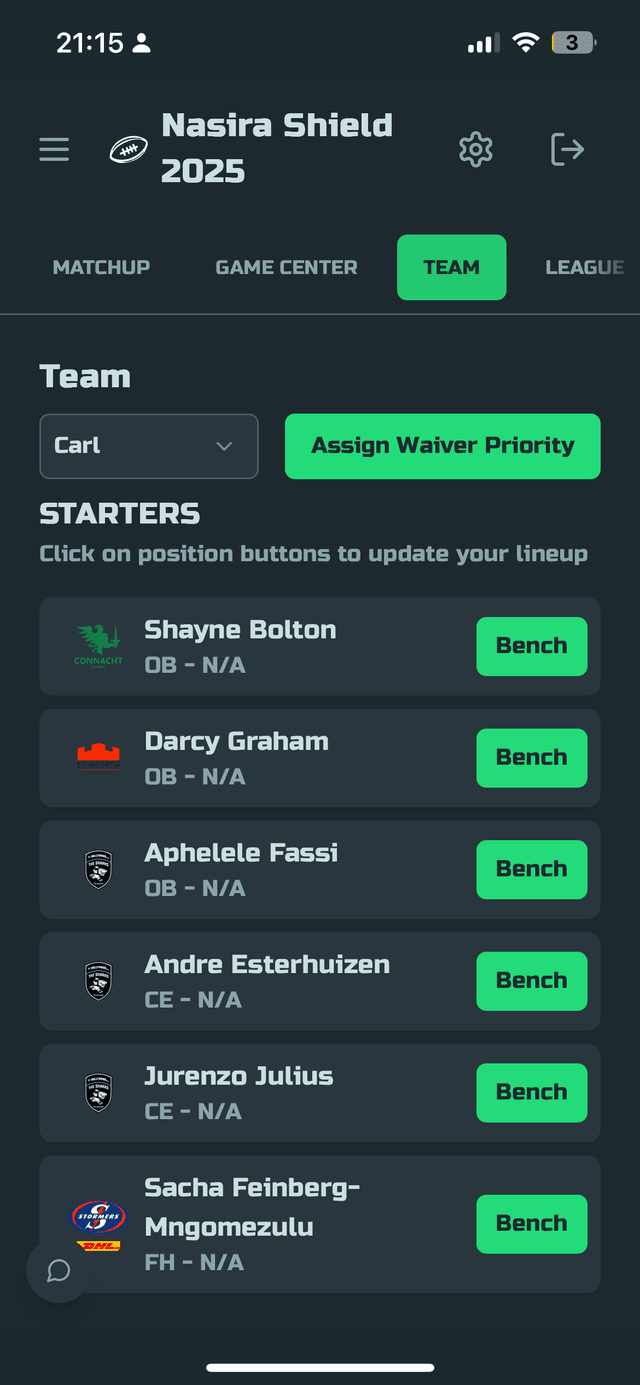 DraftXV Mobile App